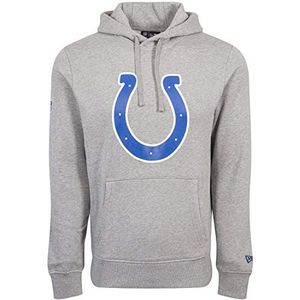 New Era NFL Indianapolis Colts Team Logo Pullover Over Hoodie, Grijs Chinees