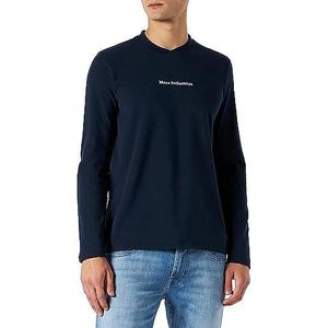 Mexx Ls T-shirt voor heren, marineblauw, XXL, Navy Blauw