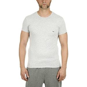 Emporio Armani Pyjama-bovendeel voor heren, grijs (Grigio Melange 00048)