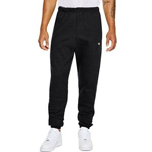 Champion Omgekeerde geweven broek met zakken voor heren, zwart/C-logo