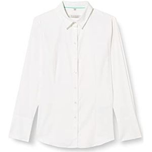 bugatti W3096-42491 blouse, wit-10, sandard dames, wit-10, zandkleur, wit-10