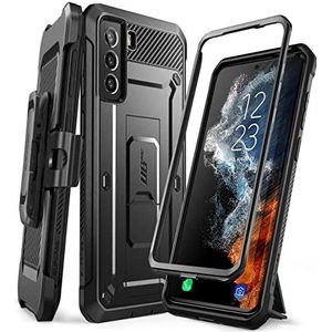 SUPCASE Beschermhoes voor Samsung Galaxy S22+ Plus (6,6 inch) 5G, stootvaste beschermhoes [Unicorn Beetle Pro] zonder displaybeschermfolie met riemclip en standaard, zwart