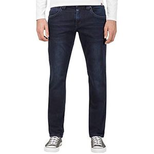 Timezone slim eduardotz heren jeans, Blauw (Black Blue Wash 3299)