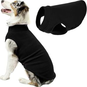 Gooby Fleecevest voor honden bij koud weer, maat 6XL, zwart