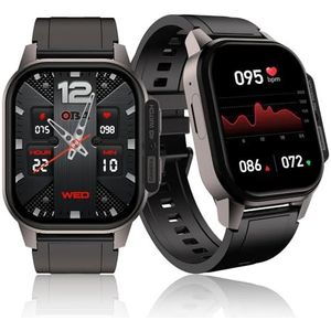 OBA Smartwatch 4G LTE Smart Watch gezondheidsbewaking, cardio, zuurstof O2, fitness, geïntegreerde GPS, IP67, camera, OMOLED 2.13-display, compatibel met Android en iOS Watch S5