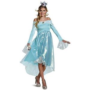 Disguise Rosalina kostuum volwassenen Super Mario blauw, L, 23172E