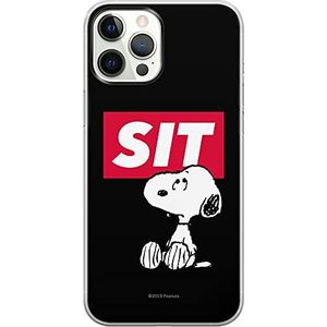 Beschermhoes voor smartphone iPhone 12 Pro Max origineel en officieel gelicentieerd product Snoopy, optimale vorm van de smartphone, schokbestendig.