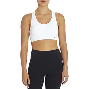 Bally Total Fitness Tonya Seamless Sportbeha voor dames, Wit