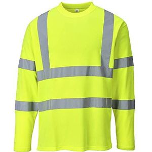 Portwest Hi-Vis T-shirt met lange mouwen, kleur: geel, maat: L, S278YERL