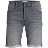 JACK&JONES PLUS Jjirick Jjicon Shorts Ge 370 I.k Sn Pls Jeansshorts voor heren, Denim grijs