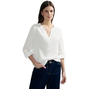 Cecil B344448 Damesblouse van viscose, Vanilla Wit