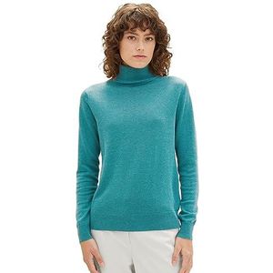 TOM TAILOR 1039821 damessweater, 32402 - Ever Green Melange