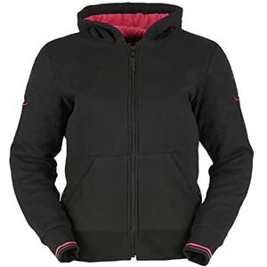 Furygan Luxio Lady Evo Motorjas voor meisjes, Zwart-roze