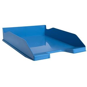Exacompta - Réf. 113283D - 1 Corbeille à courrier Combo Midi Bee Blue - pour documents au format A4+ - dimensions 34,6 x 25,5 x 6,5 cm - couleur turquoise