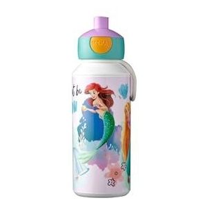 Mepal pop-up drinkfles Campus - 400 ml – Sluit goed af – Drinkbeker voor kinderen – Disney Princess