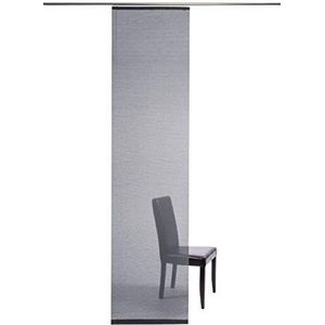 Homing 5802-31 paneelgordijn halftransparant uni 245x60cm zilvergrijs