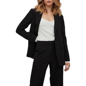 Vila Blazer Female Loose Fit, zwart, 40, zwart.