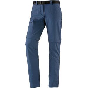 Maier Sports Inara dames outdoorbroek slim zip, Blauw teken