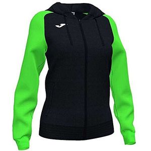 Joma Academy IV T-shirt voor dames, zwart-neongroen