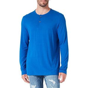s.Oliver T-shirt met lange mouwen, blauw, maat L, Blauw