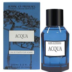 JEANNE EN PROVENCE - Parfum voor heren Acqua - Eau de toilette - spuitfles 100 ml - gemaakt in Frankrijk in Grasse