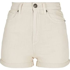 Urban Classics Dames 5 pocket shorts, wit zand, 27 dames, Wit.