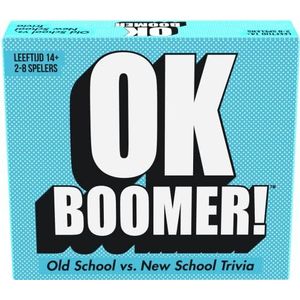 OK Boomer - Gezelschapsspel voor generatiekennis - Geschikt voor 14+ - 2-8 spelers