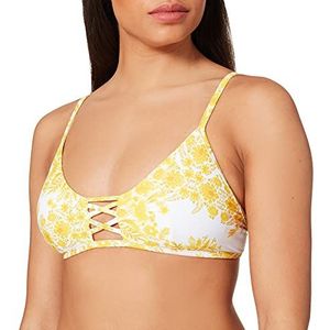 Seafolly Sunflower Bralette dames bikinitop, geel (gouden knop)