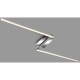BRILONER - Draaibare led-plafondlamp, lichtkleur warm wit, 12 W, 1400 lumen, ledlamp, led-plafondlamp, woonkamerlamp, slaapkamerlamp, keukenlamp, 143,6 x 12 x 6,6 cm
