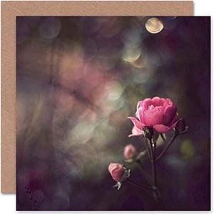 BOKEH rozenfoto, rozenmotief, rozenmotief, voor verjaardagsgroeten