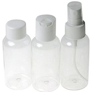 Aurore Beauté - Reisset speciaal vliegtuig handbagage – lege reisflessen – duurzaam en herbruikbaar – 3 flessen van 90 ml