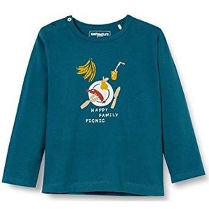 Imps & Elfs B Regular T-shirt Ls Sandton baby jongens, blauw (Majolica Blue P163)