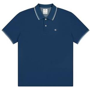 Champion Legacy Poloshirt met borst logo voor heren, Blauw (Bs560), XXL