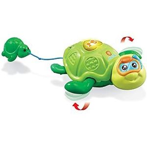 VTech - Mama schildpad en haar baby zwemmer, badspeelgoed voor baby's – 1/5 jaar – Franse versie