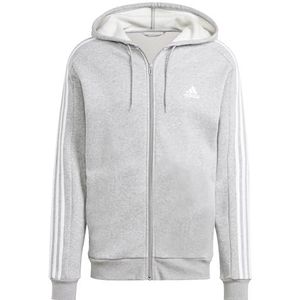 adidas Essentials Fleece 3-Stripes Full Zip Hoodie Trainingspak met capuchon voor heren