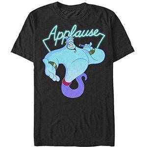 Disney Aladdin Applause Organic T-shirt à manches courtes unisexe, Noir, XXL