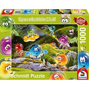 Schmidt Spiele 59942 Spacebubble Club, aankomst in het mosbos, puzzel 1000 stukjes