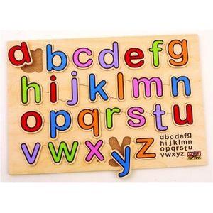 BSM Edufun - Kleine letters - Leer de Letters Educatief Speelgoed voor Peuters en Kinderen - Educatief spel voor Kinderen - Leer het alfabet in kleine letters