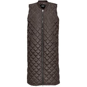 ONLY Onljessica Waistcoat OTW Noos Gewatteerde damesvest, Hot Fudge