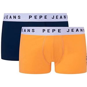 Pepe Jeans Placed P TK 2P Maillot, Orange (Orange), L (Lot de 2) Homme