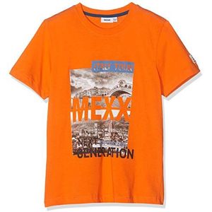 Mexx T-shirt voor jongens, Oranje (Dragon Fire 161460)