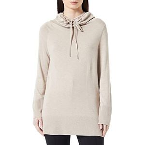 GERRY WEBER Edition Gebreide damesjas, kleur: lichttaupe melange, maat 36, Kleur: taupe-mix