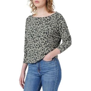 s.Oliver T-shirt à manches 3/4 pour femme Vert 36, vert, 38