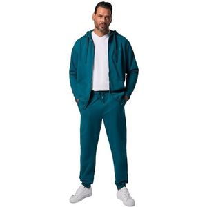 JP 1880 Joggingpak, homewear, 2-delig, hoodie en broek, BIS GR. 8XL sweatshirt met capuchon, blauw, XXXL heren, blauw, 3XL, Blauw