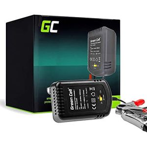 Green Cell® 2V/6V/12V 0,6A acculader (SLA, loodzuur, AGM, gel, MF) - volautomatische acculader voor auto, motorfiets, grasmaaier, boot, motorfiets, sneeuwscooter, stoel r