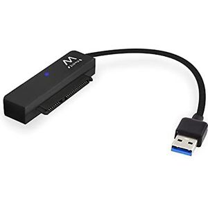 Ewent USB 3.0/3.1 (Gen.1) naar SATA I/II/III converter/adapterkabel voor SSD/HDD 2.5, zwart
