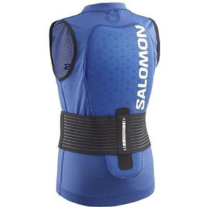 Salomon FLEXCELL PRO VEST JR, uniseks rugbeschermer voor jongeren, Azul, JL -