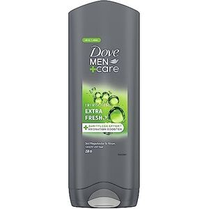 Dove Men+Care Extra frisse 3-in-1 douchegel voor lichaam, gezicht en haar, 24 uur verzorgende werking, 6 x 250 ml
