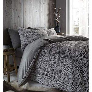 Catherine Lansfield Wolf Beddengoedset voor kingsize bed, neutraal, 1 stuk