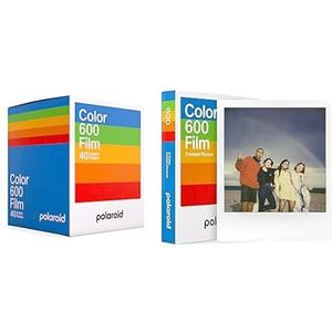 Polaroid Film Couleur pour 600 - x40 Film Pack - 6013 & Album Photo - Grand
